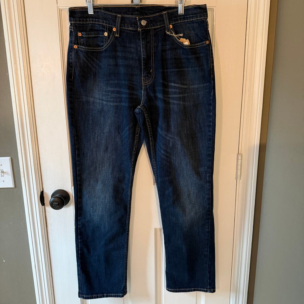Levi's 511 Slim Fit Jeans 34x30 Dark Wash 2021 Stretch Denim